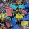 19 long-tail clips mixed, large clips for stationery, small multi-functional book clips, test paper clips, swallowtail clips, phoenix-tail clips, file clips, stationery ticket clips, office supplies, metal small clips for fixation details Picture